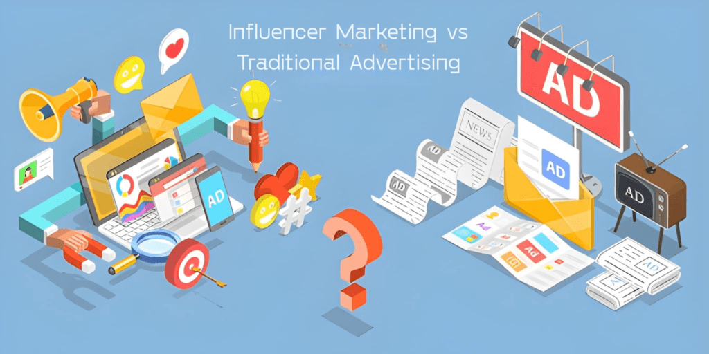 Influencer marketing vs traditional advertising