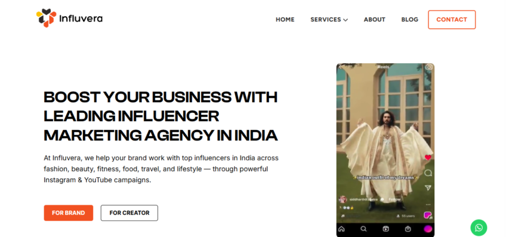 Influvera—the best influencer marketing agencies in india