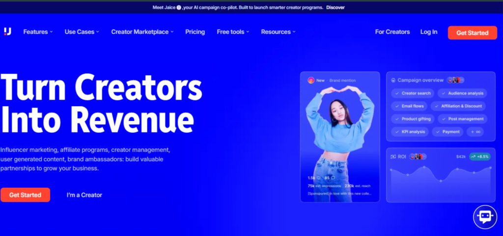 Upfluence - influencer marketing agency