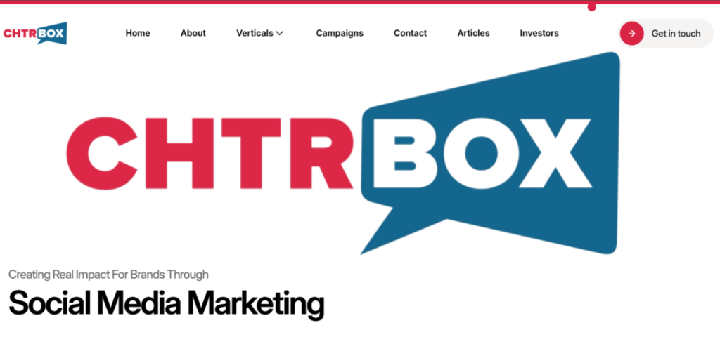 chtrbox - influencer marketing agency